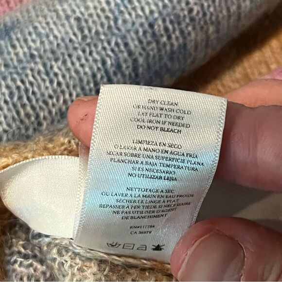 Rails x Revolve Camille Rainbow Mohair Sunset Sweater Size Large - Picture 11 of 11